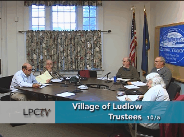 Village of Ludlow Trustees 10/5