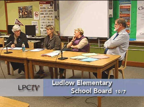Ludlow Elementary School Board 10/7