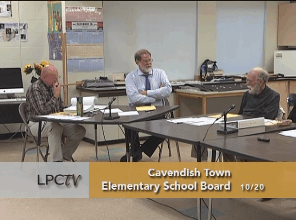 Cavendish Town Elementary School Bd 10/21