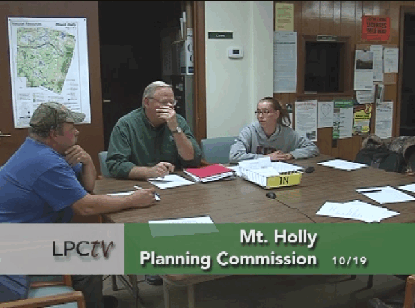 Mt. Holly Planning Comm. 10/19