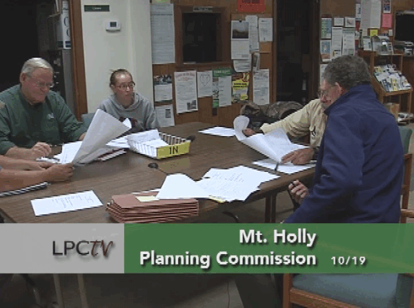 Mt Holly Planning Comm. 10/20