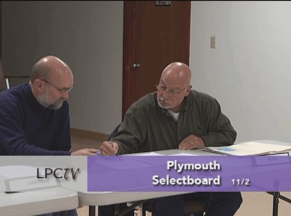 Plymouth Selectboard 11/2