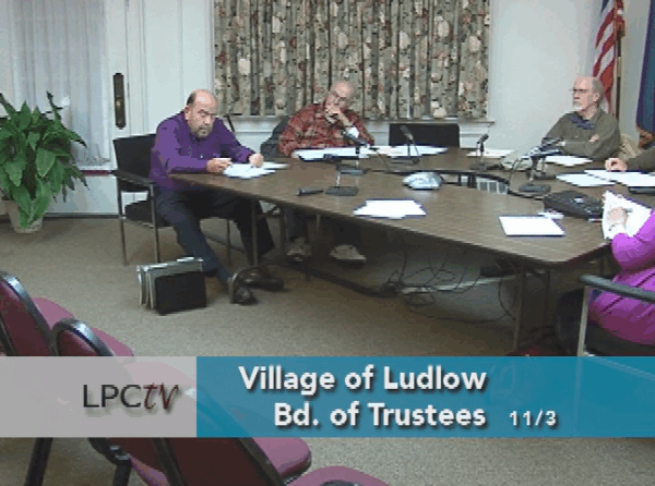 Village of Ludlow Bd. of Trustees 11/3