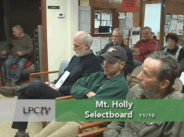 Mt. Holly Selectboard 11/10