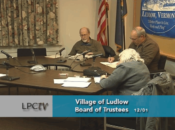Village of Ludlow Bd. of Trustees 12/1