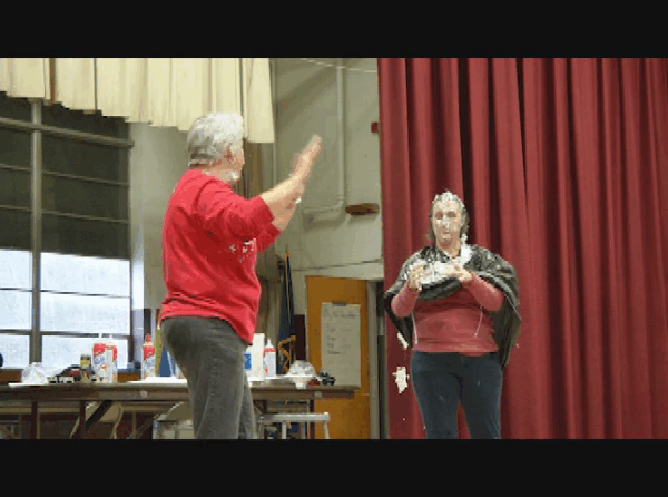 LES “Pie in the Face” Event