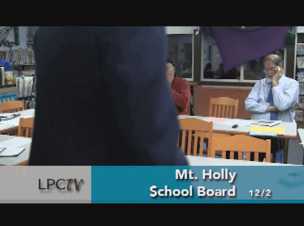 Mt. Holly School Bd. 12/2