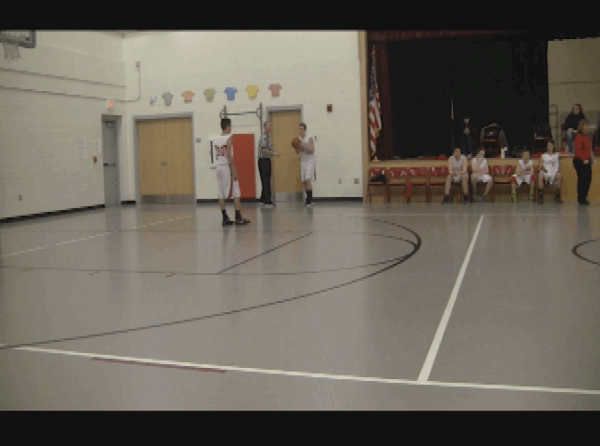 BRMS Boys Basketball at Weathersfield