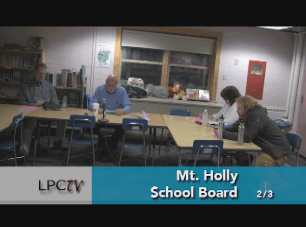 Mt Holly School Board 2/3