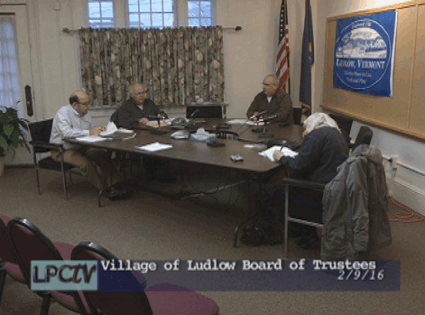 Village of Ludlow Board of Trustees 2/9