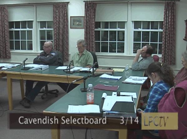 Cavendish Selectboard 3/14