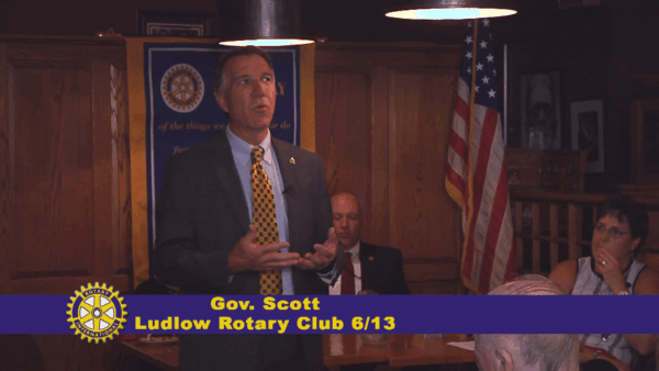 Gov. Scott at Ludlow Rotary Club