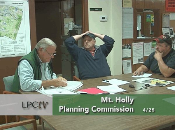 Mt Holly Planning Commission 4/25