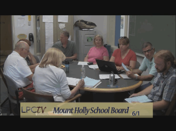 Mount Holly School Board 6/1
