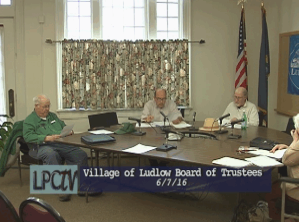 Ludlow Board of Trustees 6/7
