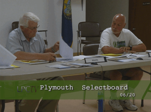 Plymouth Selectboard 6/20
