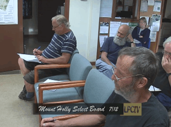Mt. Holly Selectboard 7/12