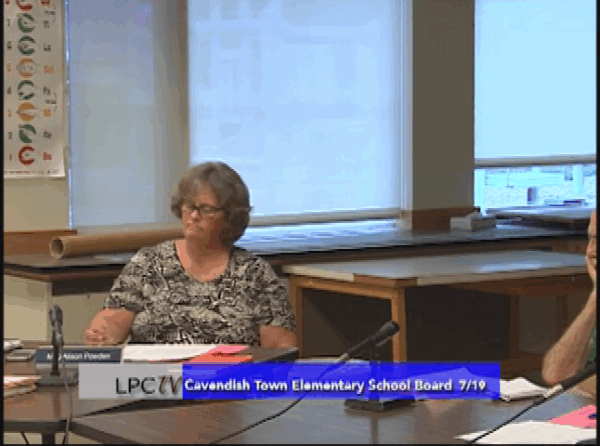 Cavendish Town Elementary School Bd. 7/19