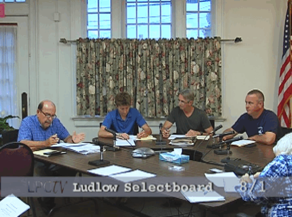 Ludlow Selectboard 8/1