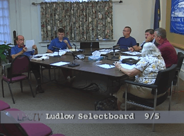 Ludlow Selectboard 9/5