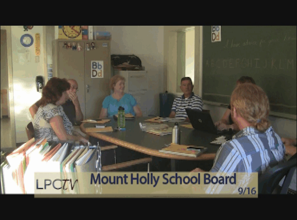 Mt. Holly School Bd. 9/6