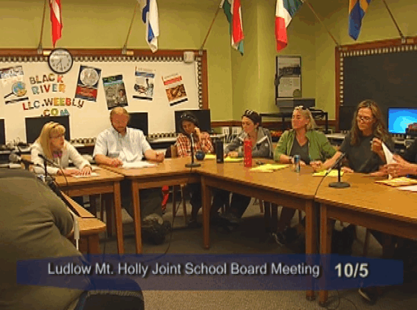 Ludlow + Mt. Holly Joint School Bds. 10/5