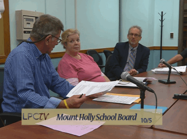Mt. Holly School Bd.  10/5