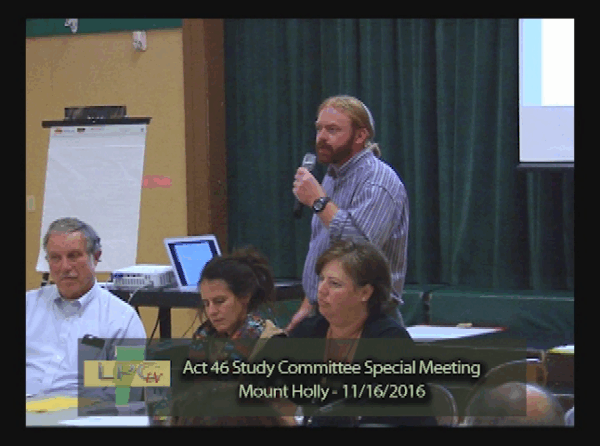 Act 46 Study Cmte. in Mt. Holly 11/16