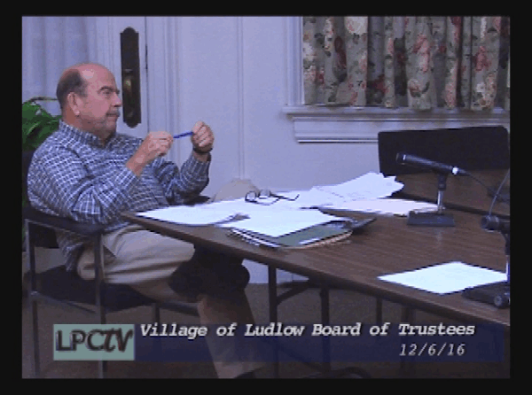 Village of Ludlow Bd. of Trustees 12/6