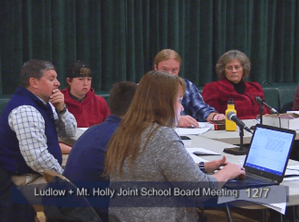 Ludlow + Mt. Holly Joint School Bd. 12/7
