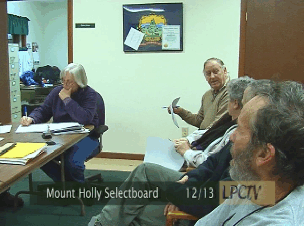 Mt. Holly Selectboard 12/13