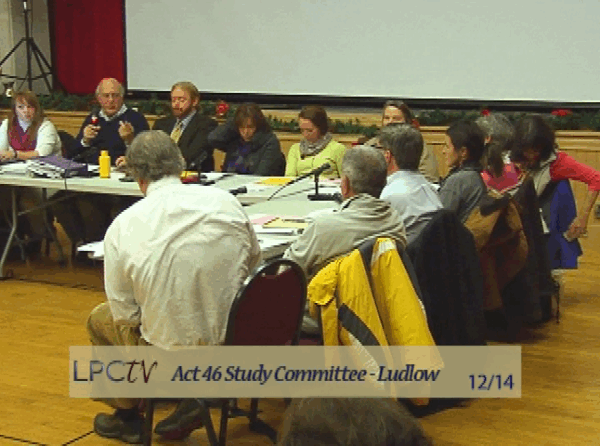 Act 46 Study Cmte. – Ludlow 12/14
