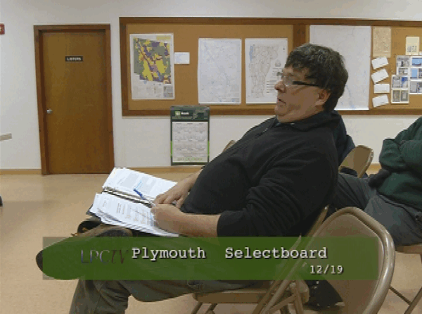 Plymouth Selectboard 12/19