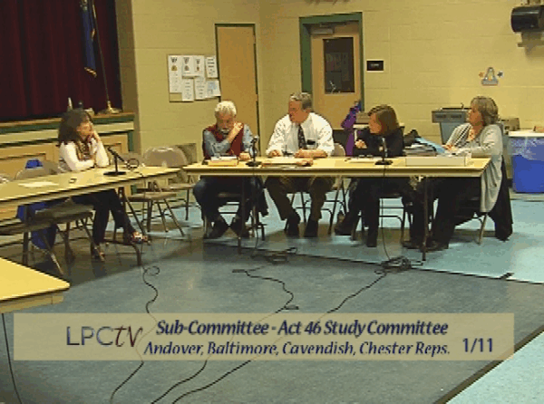 Act 46 Sub-Cmte. at CTES 1/11