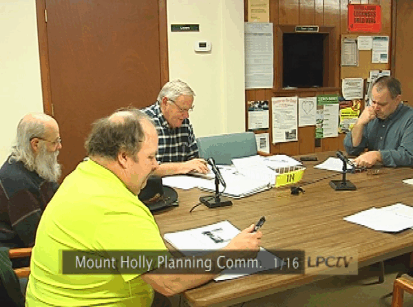 Mt. Holly Planning Cmsn. 1/16