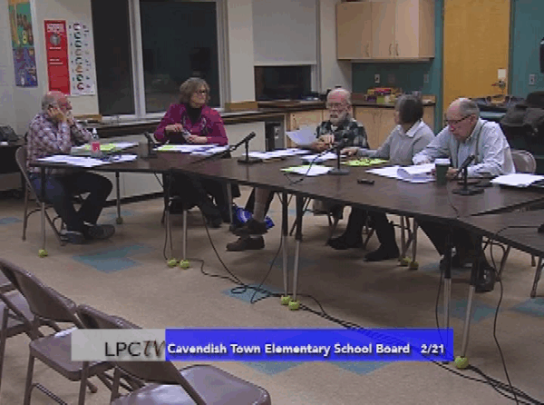 Cavendish Town Elementary School Bd. 2/21