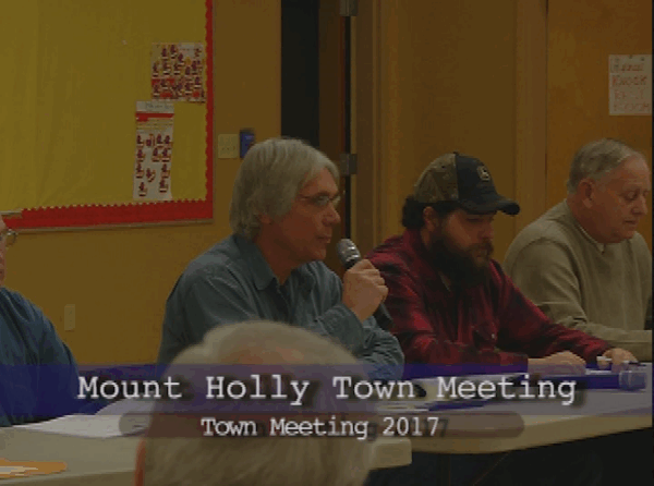 Mt. Holly Annual School & Town Mtg.