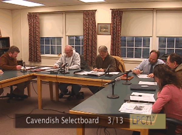 Cavendish Selectboard 3/13