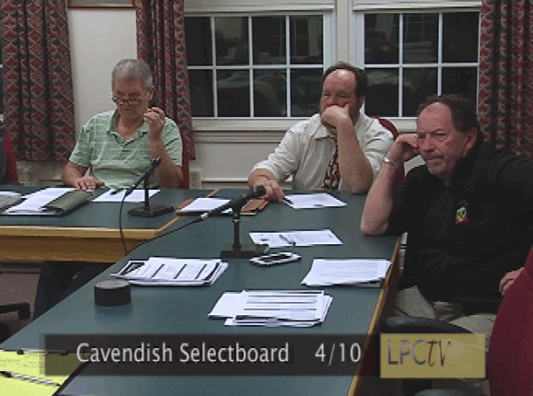 Cavendish Selectboard 4/10