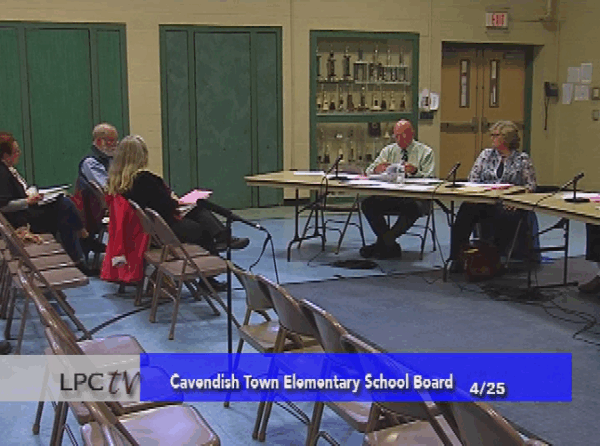 Cavendish Town Elementary School Bd. 4/25