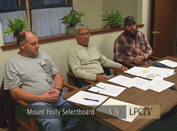 Mt. Holly Selectboard 5/9