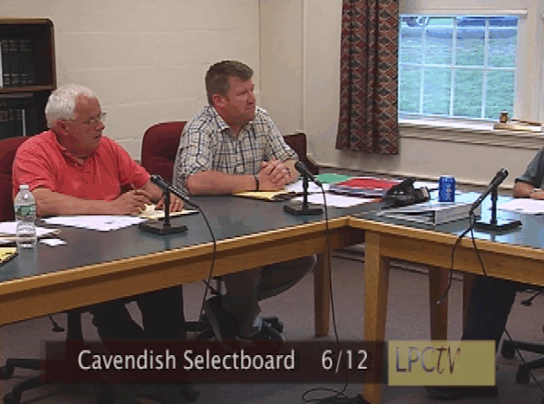 Cavendish Selectboard 6/12