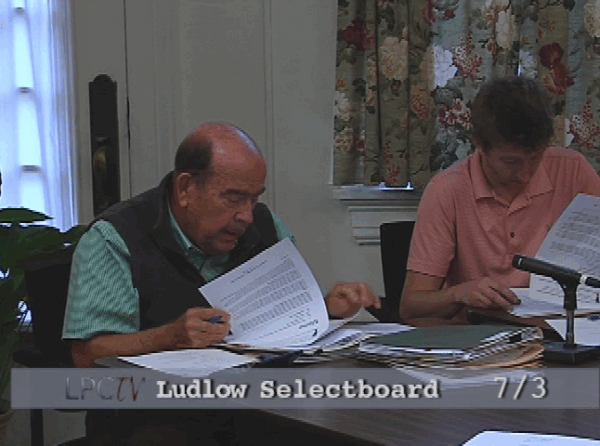Ludlow Selectboard 7/3