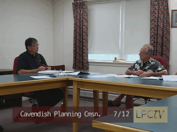Cavendish Planning Cmsn. 7/12