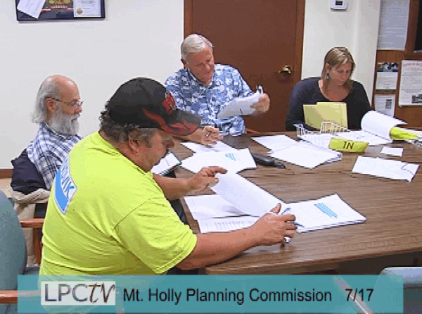 Mt. Holly Planning Cmsn. 7/17