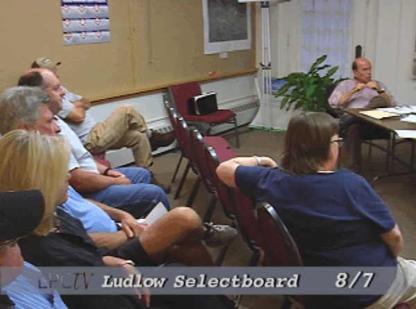 Ludlow Selectboard 8/7
