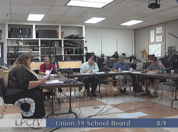 Union-39 School Board 8/9