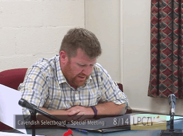 Cavendish Selectboard 8/14