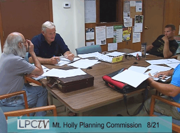 Mt. Holly Planning Commission 8/21