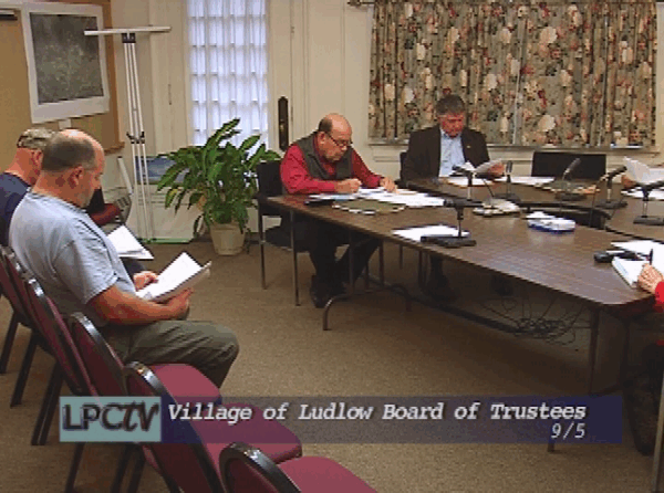 Ludlow Village Trustees 9/5